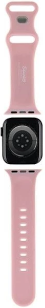 Pasek Hello Kitty Silicone Kitty Head do Apple Watch Series 1/2/3/4/5/6/7/8/SE/SE2/Ultra/Ultra 2 42-49 mm Pink (3666339212025) - obraz 4