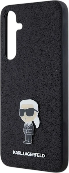 Панель Karl Lagerfeld Fixed Glitter Ikonik Logo Metal Pin для Samsung Galaxy A35 Black (KLHCSA35GKNPSK) - зображення 6