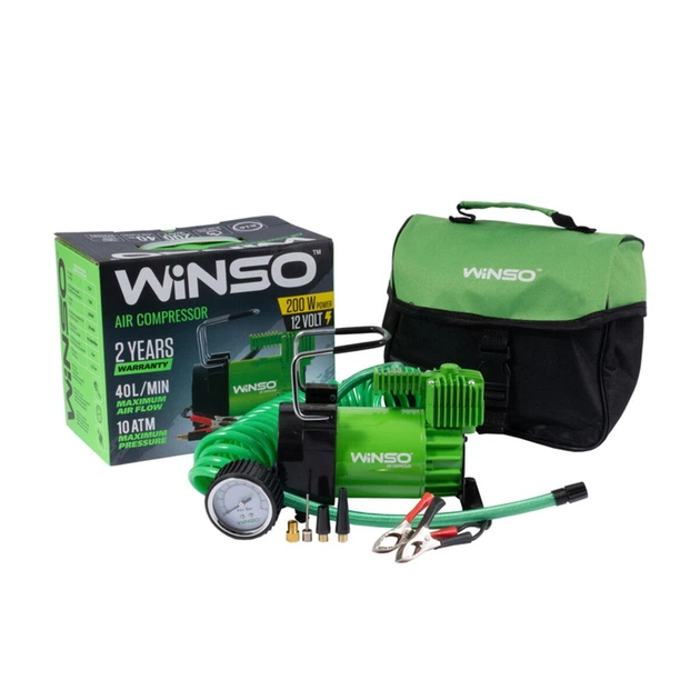 Компресор автомобільний Winso 10Атм 40л/хв 200Вт - изображение 2
