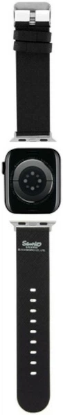 Pasek Hello Kitty Heads & Bows Pattern do Apple Watch Series 1/2/3/4/5/6/7/8/SE/SE2 38-41 mm Black (3666339190279) - obraz 3