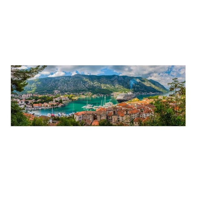 Пазли Trefl Panorama Котор Чорногорія 500 елементів - Фото 2 Пазли Trefl Panorama Котор Чорногорія 500 елементів - зображення 2