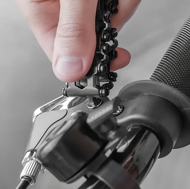 Мужской браслет мультитул 29 в 1 Tool Bracelet, металлический стильный браслет 30 мм, серебристый - Фото 4 Мужской браслет мультитул 29 в 1 Tool Bracelet, металлический стильный браслет 30 мм, серебристый - изображение 4