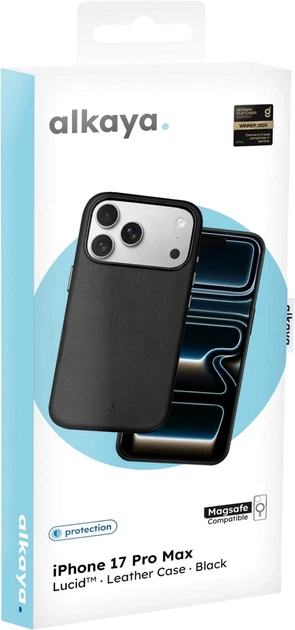 Панель alkaya LUCID для Apple iPhone 17 Pro Max Black (4262454779376) - зображення 2