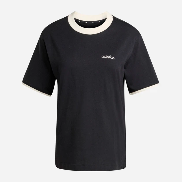 Футболка бавовняна жіноча Adidas Seasonal Essentials Colorpop With Embroidered Graphic Sportswear KB8194 XS Black (4068822200189) - Фото 12 Футболка бавовняна жіноча Adidas Seasonal Essentials Colorpop With Embroidered Graphic Sportswear KB8194 XS Black (4068822200189) - зображення 12