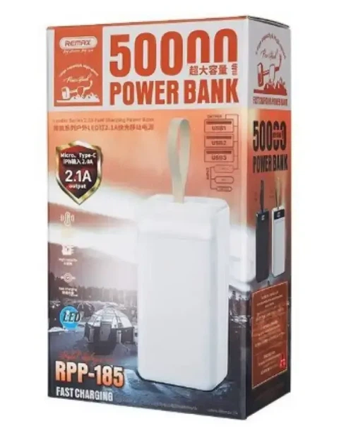 Повербанк Remax RPP-185 50000 mAh - изображение 4