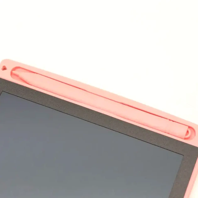 Графічний LCD планшет для малювання 8.5 дюймів з стілус кольорова дошка для записів рожевий - зображення 5