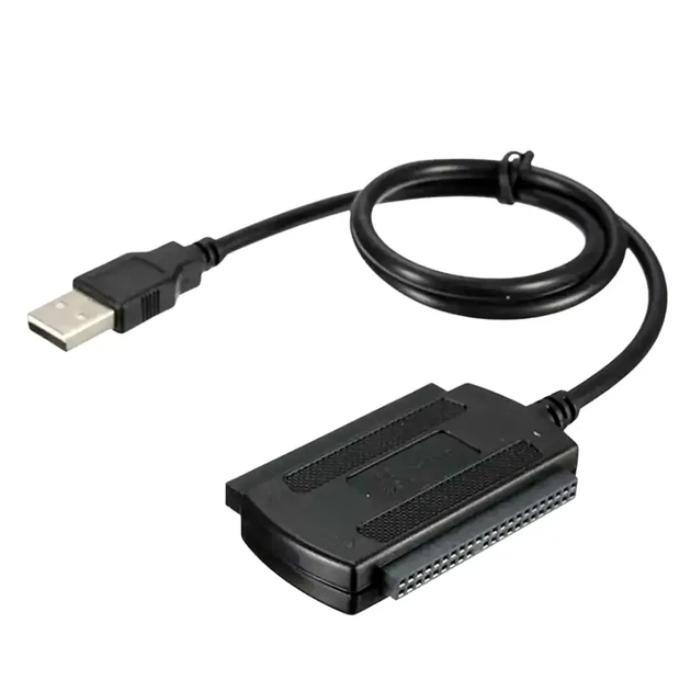 Кабель USB 2.0 - SATA/IDE адаптер питания 12 V для HDD цвет черный - Фото 5 Кабель USB 2.0 - SATA/IDE адаптер питания 12 V для HDD цвет черный - изображение 5