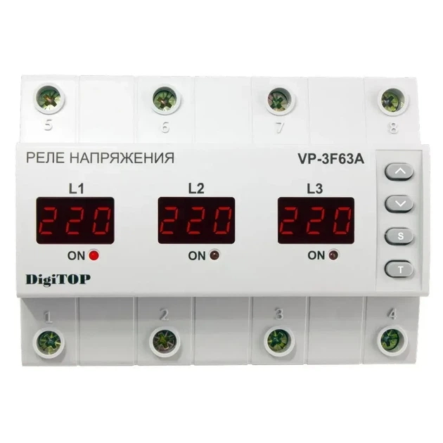 Реле напряжения DigiTOP VP- 3F63A - изображение 2