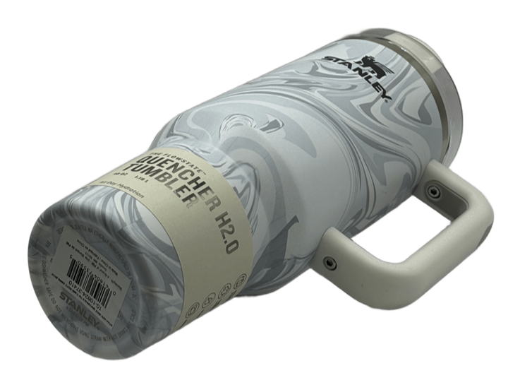 Термос термокружка Stanley Quencher H2.0 Tumbler из нержавеющей стали 1,18 л Gray Marble KT6007810 - изображение 2