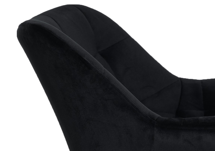 Стул обеденный ELEGANTE Черный Intarsio - Фото 2 Стул обеденный ELEGANTE Черный Intarsio - изображение 2
