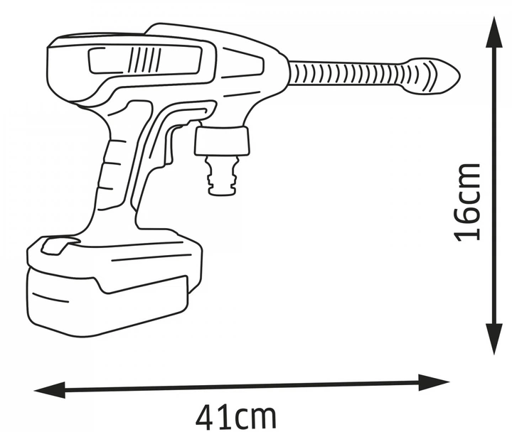 Zestaw zabawkowy Smoby Pistolet wysokociśnieniowy Kärcher (3032163609018) - obraz 4