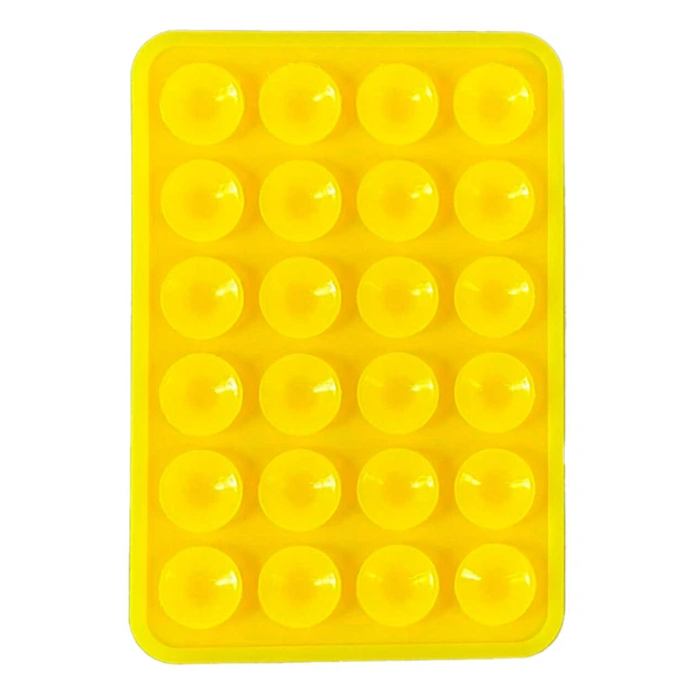 Тримач-присоска Sticker Side Silicone, Жовтий - 644060 - Фото 1 Тримач-присоска Sticker Side Silicone, Жовтий - 644060 - зображення 1