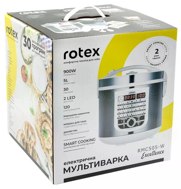 Мультиварка Rotex RMC505-W Excellence - зображення 7