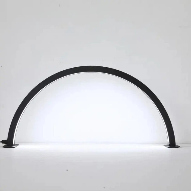 Косметическая настольная бестеневая лампа Half MOON 28”, 50 Вт, Черная - изображение 2