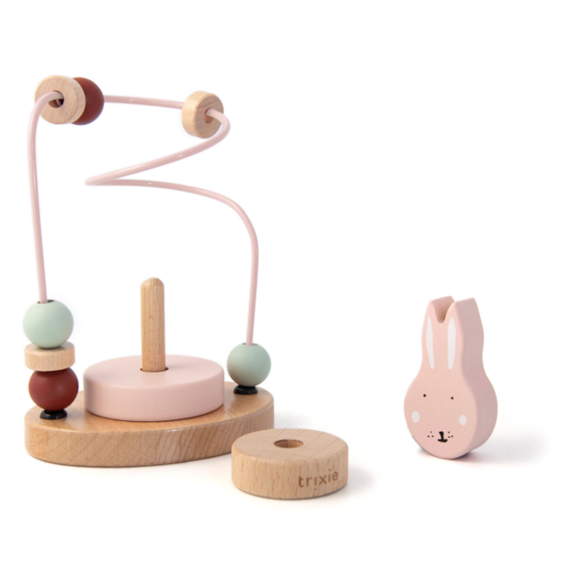 Дерев’яна сенсорна іграшка Trixie Пані Кролик (5400858361516) - зображення 2