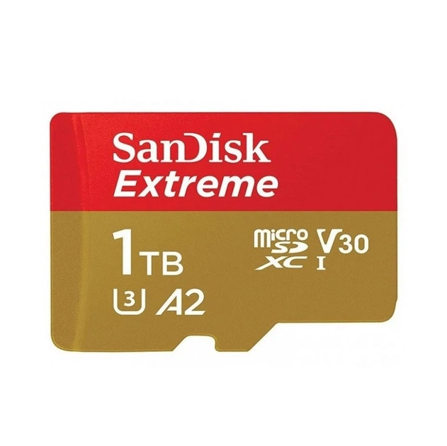 Карта пам'яті microSDXC (UHS-1 U3) SanDisk Extreme A2 1TB class 10 V30 (R190MB/s,W130MB/s) (adapter SD) ( 19054 ) - изображение 3
