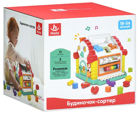 Сортер Теремок музыкальный Hola 9196 - изображение 3