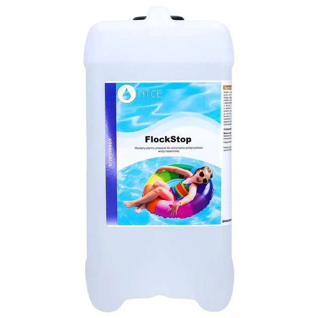 Коагулянт для бассейна FlockStop 3кг жидкое средство – кристаллическая вода концентрат - изображение 2