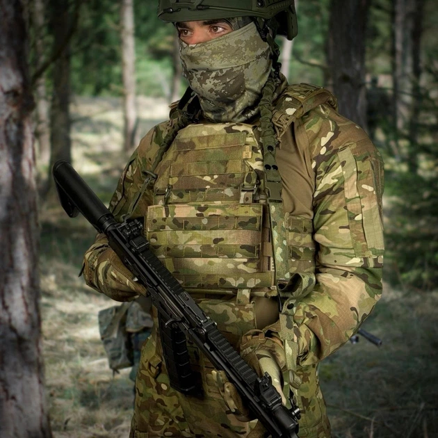 Ремінь збройовий RAGNAROK "FORSETI" QD двоточковий еластичний Multicam FORSETI-QD-M - зображення 2