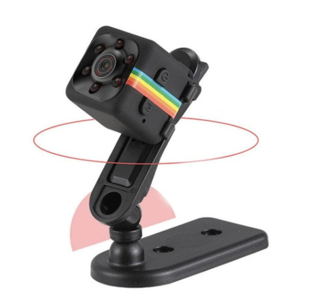 Спортивная экшн камера Mini DV UKC SQ11 Full HD, аккумуляторная мини камера с двумя креплениями, микро флешка 32 ГБ и переходник - изображение 2