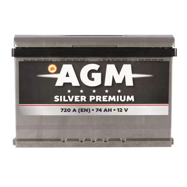 Автомобильный аккумулятор AGM Silver Premium 6CT 74Ah R+ - Фото 1 Автомобильный аккумулятор AGM Silver Premium 6CT 74Ah R+ - изображение 1