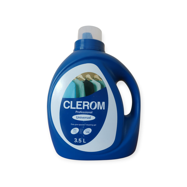 Гель для прання CLEROM Professional “ Universal ” 3.5L - Фото 1 Гель для прання CLEROM Professional “ Universal ” 3.5L - зображення 1