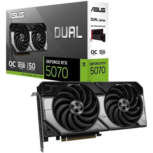 Відеокарта Asus Dual GeForce RTX 5070 12GB OC (DUAL-RTX5070-O12G) - зображення 7