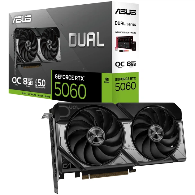 Видеокарта Asus Dual GeForce RTX 5060 OC 8GB (DUAL-RTX5060-O8G) - изображение 7