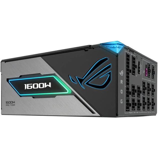 Блок питания Asus ROG Thor 1600W 80+ Titanium (ROG-THOR-1600T3-GAMING) - Фото 2 Блок питания Asus ROG Thor 1600W 80+ Titanium (ROG-THOR-1600T3-GAMING) - изображение 2