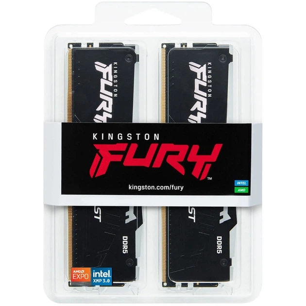 Модуль пам'яті Kingston 128GB 5600MT/s DDR5 CL36 DIMM (Kit of 2) FURY Beast RGB (1860070) - Фото 7 Модуль пам'яті Kingston 128GB 5600MT/s DDR5 CL36 DIMM (Kit of 2) FURY Beast RGB (1860070) - изображение 7