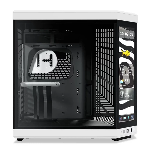 Корпус Hyte Y70 Touch Infinite Black-White Mid-Tower E-ATX with PCIE 4.0 cable (CS-HYTE-Y70TTI-WB) - зображення 3