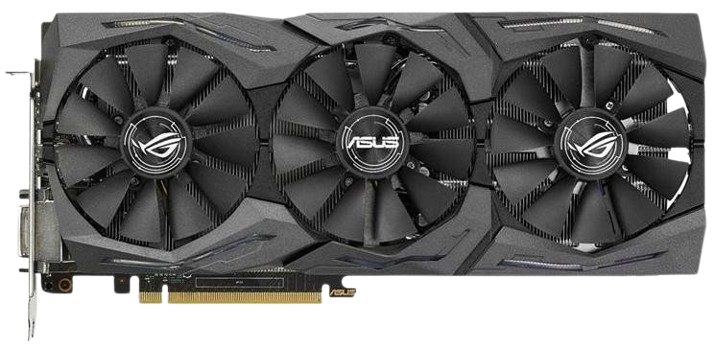 Відеокарта GeForce GTX 1070 8GB Asus ROG Strix Gaming (ROG STRIX-GTX1070-8G-GAMING) Б/В - Фото 1 Відеокарта GeForce GTX 1070 8GB Asus ROG Strix Gaming (ROG STRIX-GTX1070-8G-GAMING) Б/В - изображение 1