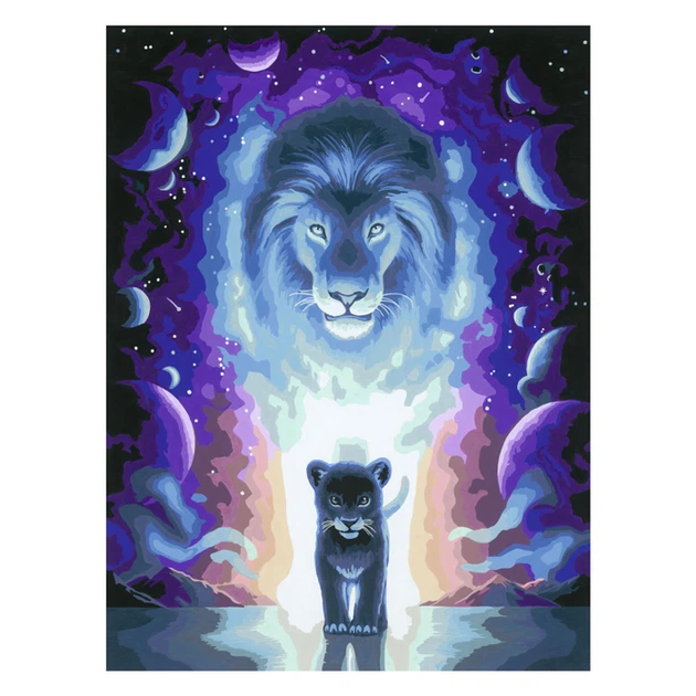 Картина за номерами Ravensburger CreArt Лев Джойосарт 23516 (4005556235162) - зображення 2