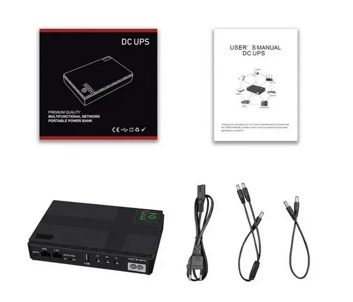 Бесперебойник для роутера ИБП 12000 mAh 36W УПС повербанк компактный для медиаконвертера павербанк wi fi роутеров 5V/9V/12V вольт mini ups с аккумулятором источник бесперебойного питания вай фай power bank повербанки бесперебойники - Фото 3 Бесперебойник для роутера ИБП 12000 mAh 36W УПС повербанк компактный для медиаконвертера павербанк wi fi роутеров 5V/9V/12V вольт mini ups с аккумулятором источник бесперебойного питания вай фай power bank повербанки бесперебойники - изображение 3