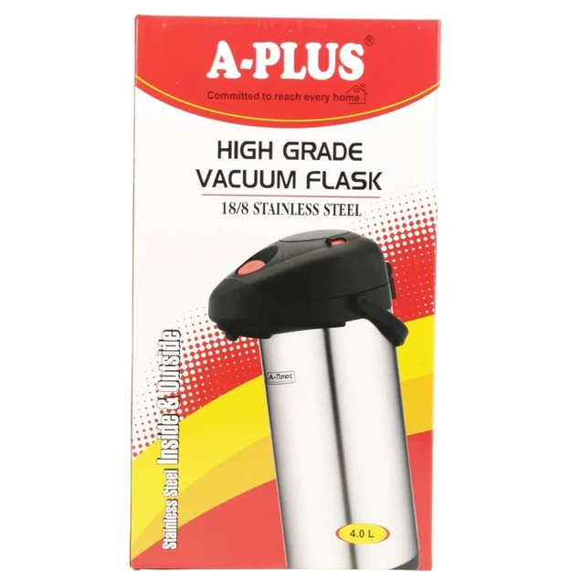 Термос помповый A-Plus из нержавеющей стали 4л 00160988 - изображение 3