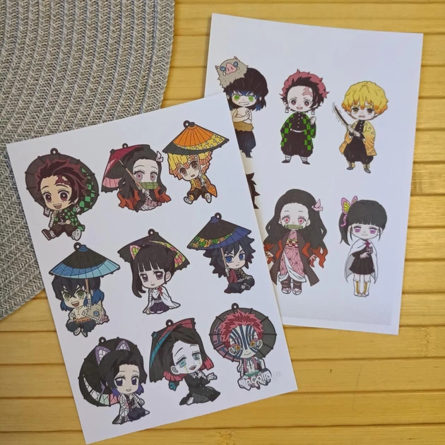 Стикерпак Клинок рассекающий демонов Kimetsu no Yaiba А5 набір 2 шт код 25867 - Фото 1 Стикерпак Клинок рассекающий демонов Kimetsu no Yaiba А5 набір 2 шт код 25867 - изображение 1