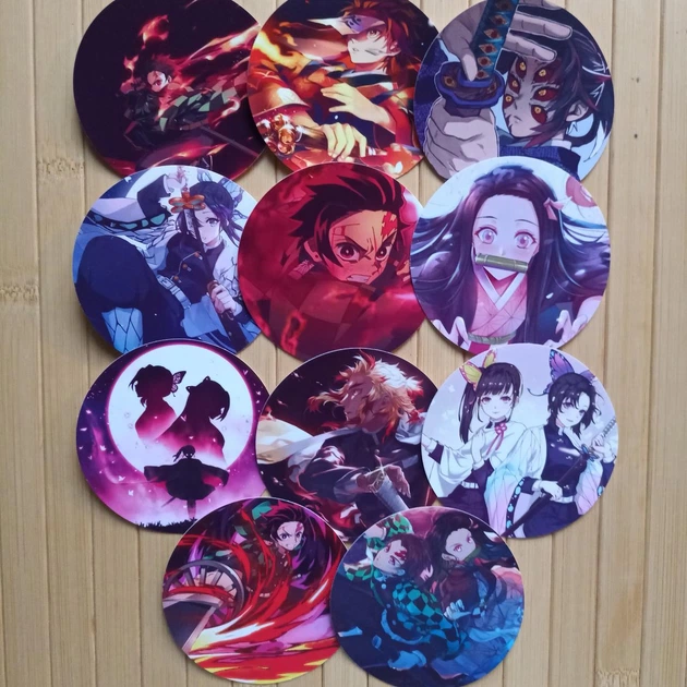 Набор стикеров Клинок рассекающий демонов Kimetsu no Yaiba Клинок який знищує демонів 10 шт 17822 - Фото 1 Набор стикеров Клинок рассекающий демонов Kimetsu no Yaiba Клинок який знищує демонів 10 шт 17822 - изображение 1