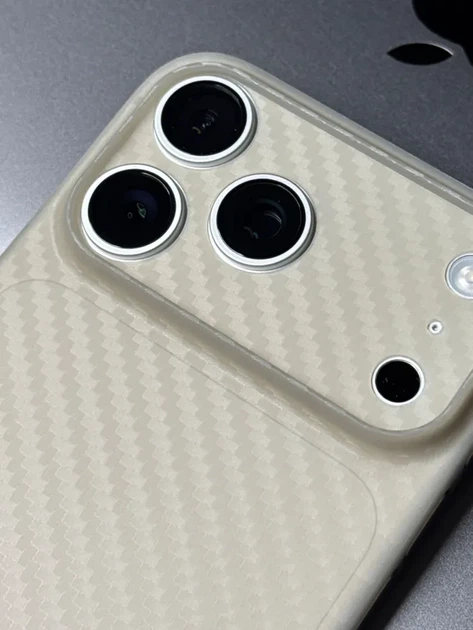 Чохол K-Doo Air Carbon протиударний для iPhone 17 Pro Max колір Titanium grey - зображення 3