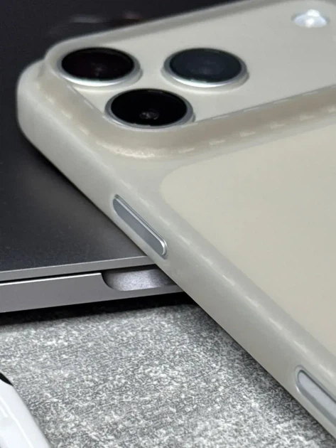 Чохол K-Doo Air Carbon протиударний для iPhone 17 Pro Max колір Titanium grey - зображення 6
