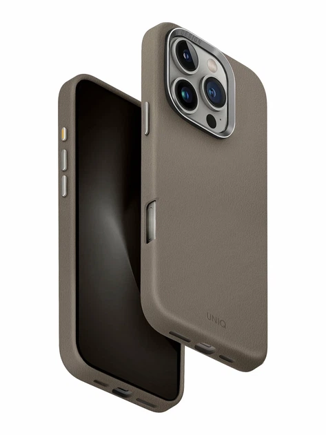 Чохол DULERO Leather MagSafe протиударний для iPhone 15 Pro Max білий - Фото 8 Чохол DULERO Leather MagSafe протиударний для iPhone 15 Pro Max білий - зображення 8