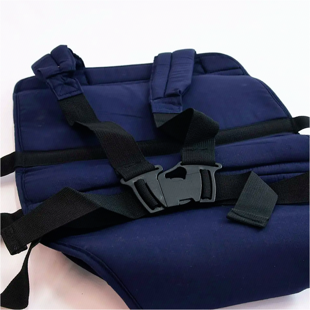 Бавовняне автокрісло Baby Safety Chair Y01 для дітей від 6 місяців до 3 років колір червоний синій білий - Фото 7 Бавовняне автокрісло Baby Safety Chair Y01 для дітей від 6 місяців до 3 років колір червоний синій білий - зображення 7