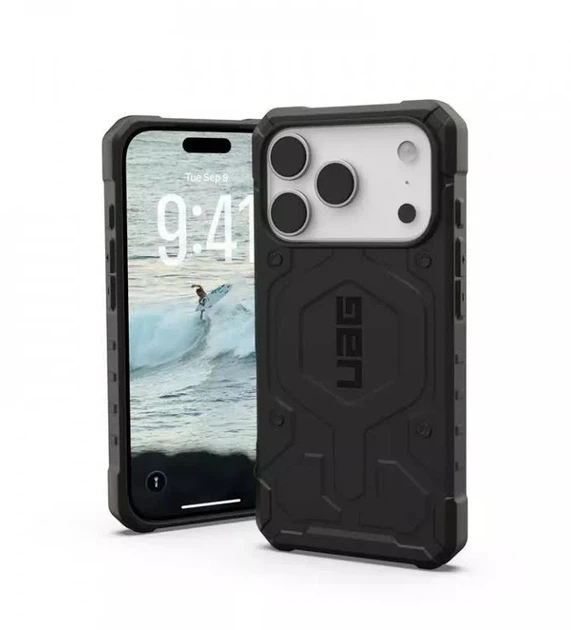 Чохол UAG New Pathfinder MagSafe протиударний для iPhone 17 Pro чорний - зображення 5