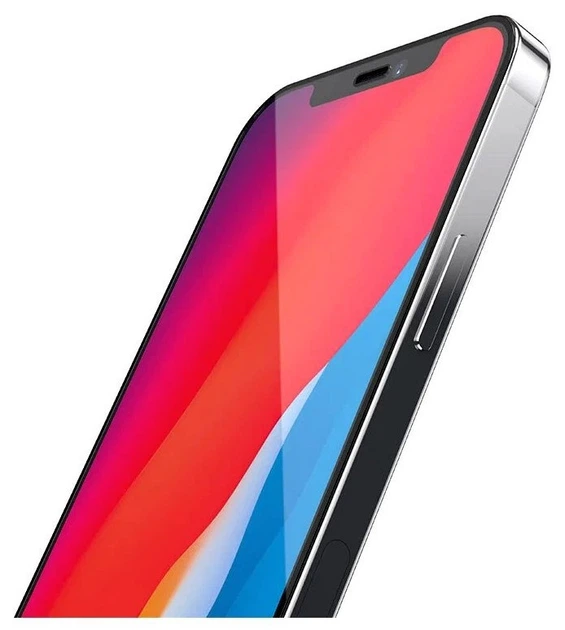 Гибкое защитное стекло Ceramic для iPhone 12 Pro Max противоударное черное - изображение 5