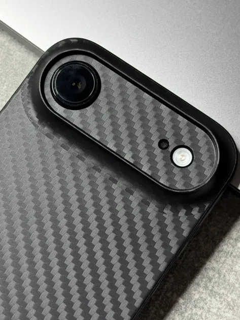 Чехол K-Doo Air Carbon противоударный для iPhone 17 Air черный - изображение 5