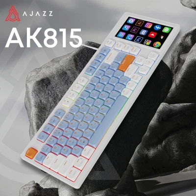 Клавиатура Ajazz AKP815 RGB Red Switch USB UA White/Blue (AKP815-R-WBO) - изображение 12