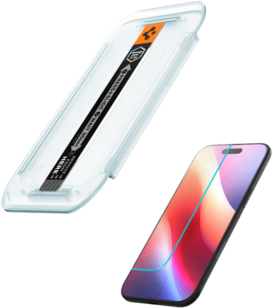 Szkło hartowane Spigen EZ FIT do iPhone Air 2szt. (8800283309911) - obraz 2