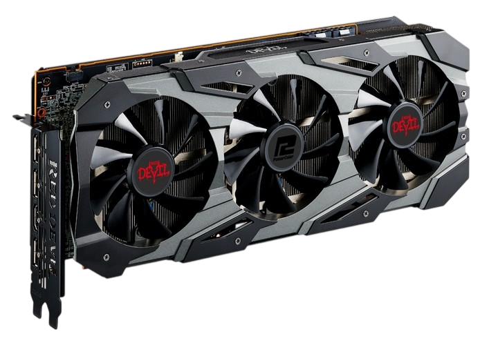 Відеокарта AMD Radeon RX 5700 XT 8GB PowerColor Red Devil (AXRX 5700XT 8GBD6-3DHE/OC) Б/В - зображення 2