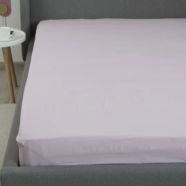 Простынь "ВДОХНОВЕНИЕ" с резинкой Light Pink, 120x200 - изображение 3