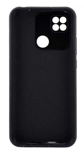 Чохол Silicone Cover для Xiaomi Redmi 9C бампер з мікрофіброю чорний - зображення 3