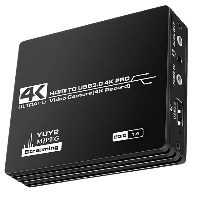 Зовнішня карта відеозахоплення Addap VCC-07, для запису та оцифрування відео, FPV-дронів, стримінгу, USB 3.0, HDMI 4K, 60fps - зображення 2
